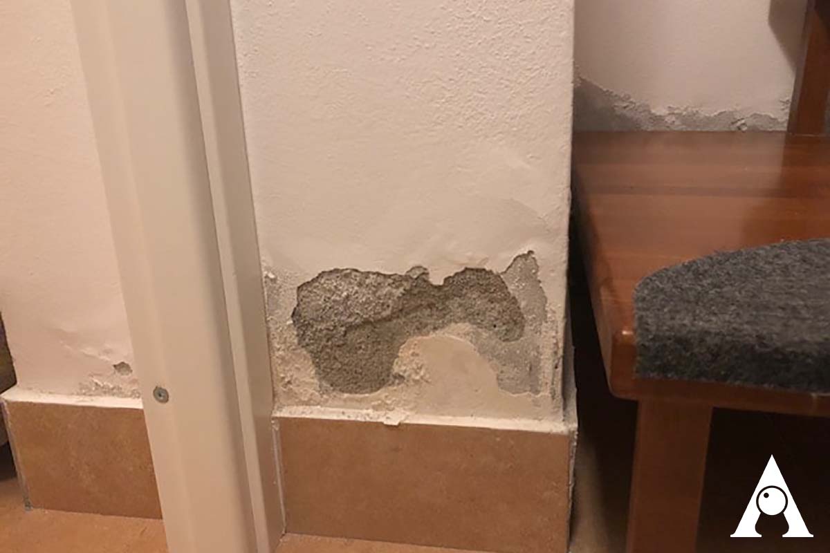 come riconoscere l'umidità di risalita